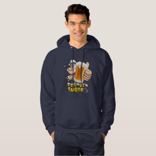 Moletom Marinheiro Bêbado Homens Hoodie
