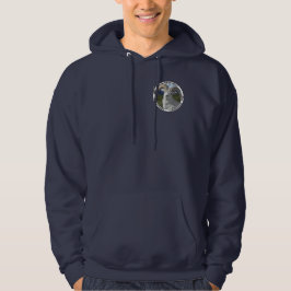 Moletom Marinho de Hoodie Comemorativo Polocromático