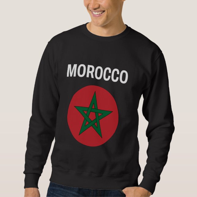 Moletom Marrocos Flag Modern (Frente)
