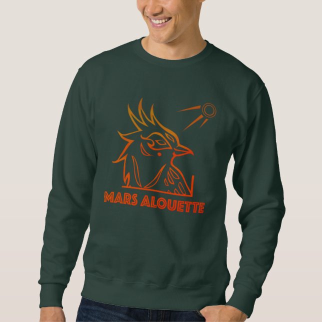 Moletom Mars Alouette sweatshirt vert foncé (Frente)