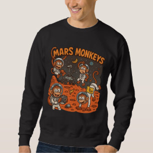 Moletom Mars Monkeys animal engraçado