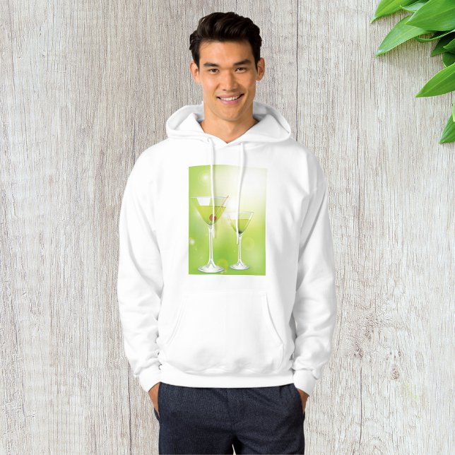 Moletom Martini Cocktails Mens Hoodie (Criador carregado)