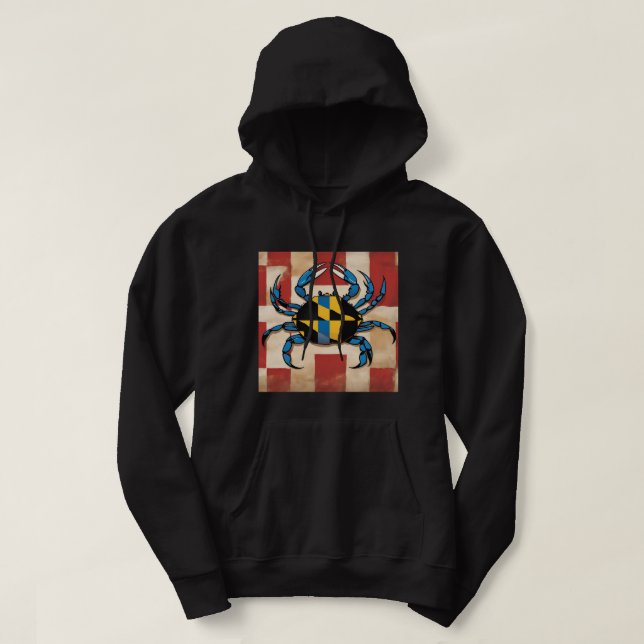 Moletom Maryland Blue Crab (Frente do Design)