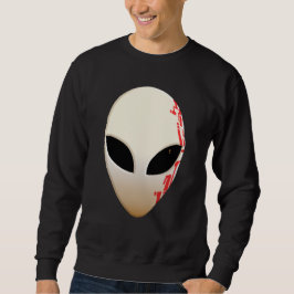 Moletom Máscara Alien com Marcações Futuristas