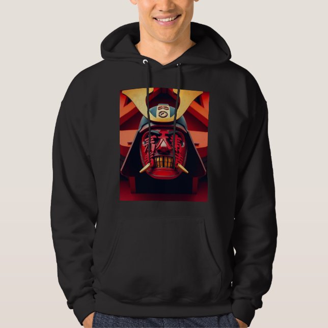Moletom Máscara vermelha de samurai anime (Frente)