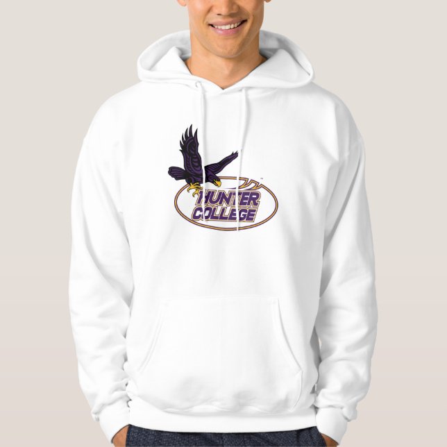 Moletom Mascote do Hunter College Hawks (Frente)