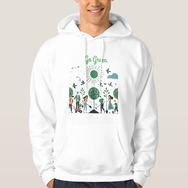 Moletom Masculino Básico com Capuz (Frente)