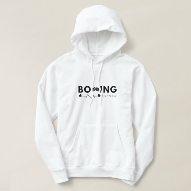 Moletom Masculino Boxing Heartbeat (Frente do Design)