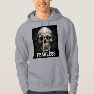Moletom Masculino com Gráfico de Caveira Destemida