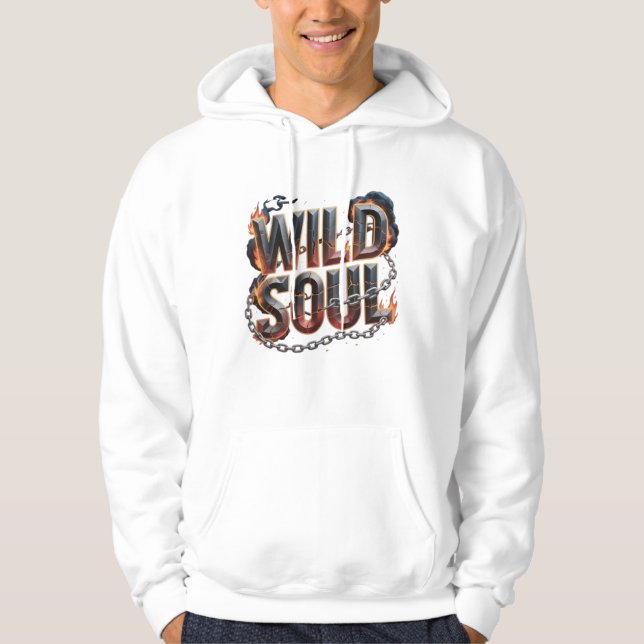 Moletom Masculino Wild Soul – Visual de Poder Fogo (Frente)