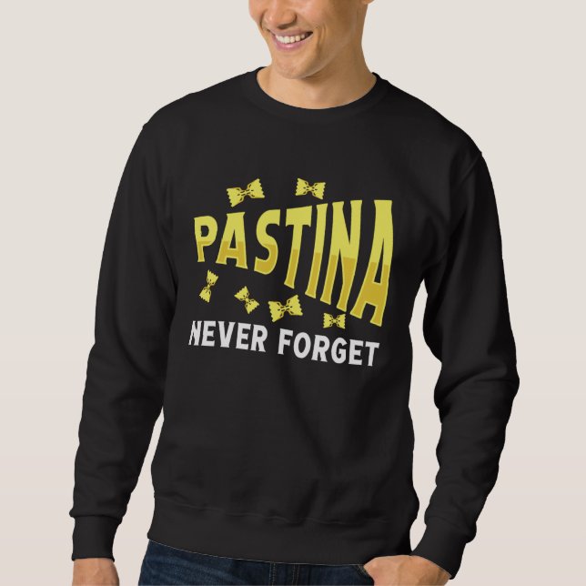Moletom Massas Alimentícias Pastina Nunca Esqueça (Frente)