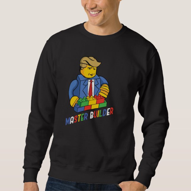 Moletom Master Builder Building Blocks Homens Mulheres Juv (Frente)