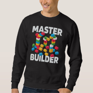 Moletom MASTER BUILDER Funny Kids Building Blocks Toys Gif