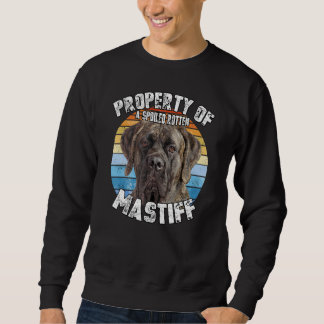 Moletom Mastiff Brindle Retro Property Of