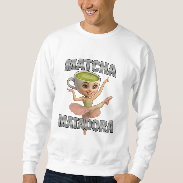Moletom Matcha Matadora Grace Conhece Energia Verde (Frente)