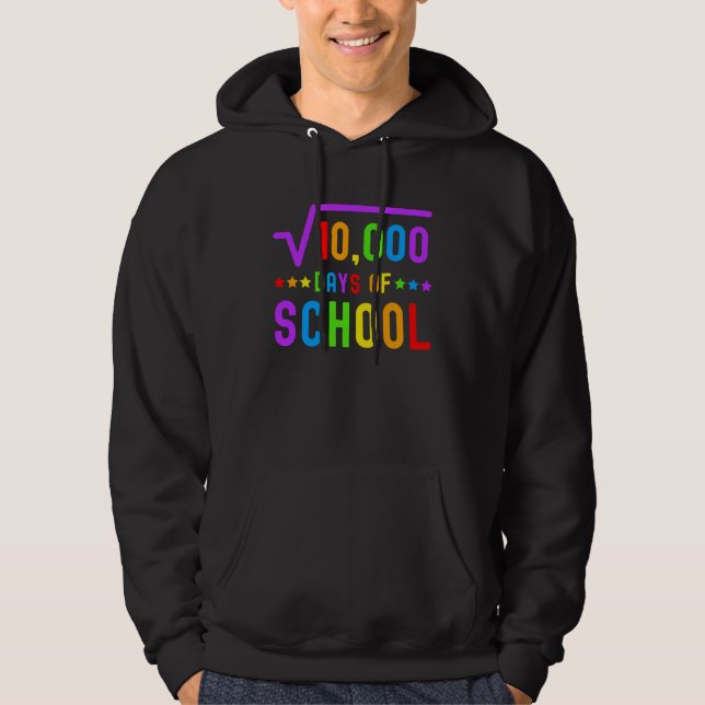 Moletom Matemática 100 Dias De Professora De Matemática Es (Frente)