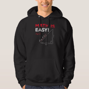 Moletom Matemática é fácil encontrar X aqui é Geometria En