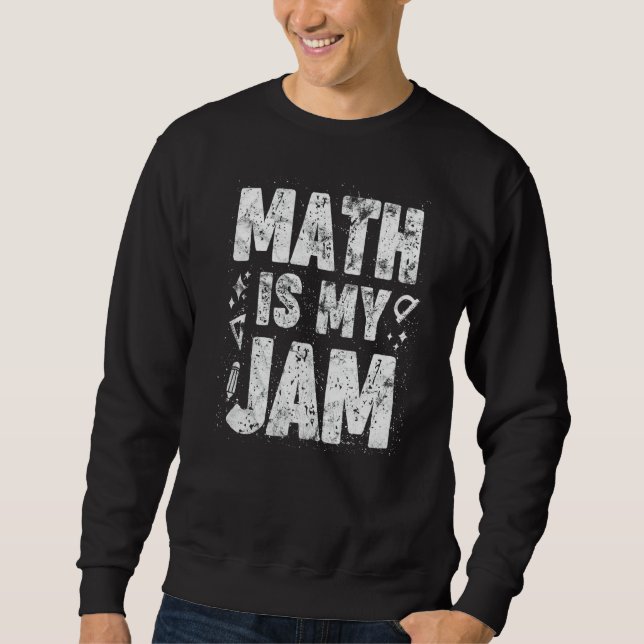 Moletom Matemática É Meu Professor De Matemática Jam (Frente)