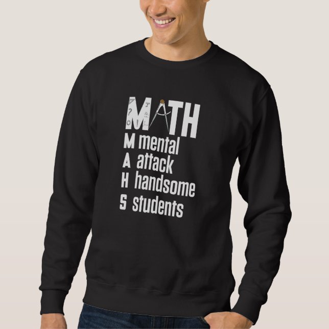Moletom Matemática Para Estudantes Bonitos, Matemática Eng (Frente)