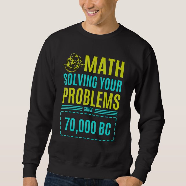 Moletom Matemática Resolvendo Seus Problemas Desde Bc 2 (Frente)