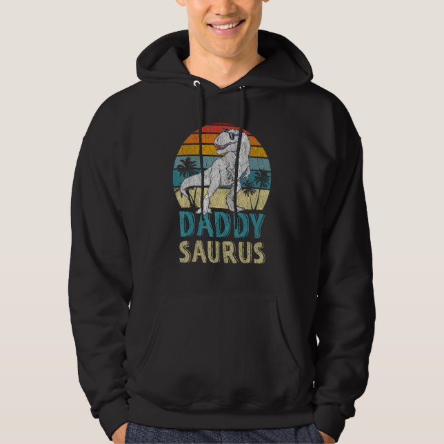 Moletom Matéria Pai Surus Daddysaurus T Rex Dinosaur (Frente)
