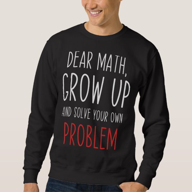 Moletom Math Cote Caro Professor de Matemática (Frente)