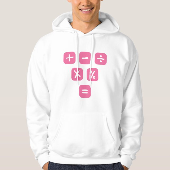 Moletom Math Symbols mathematical Signs Maths (Frente)