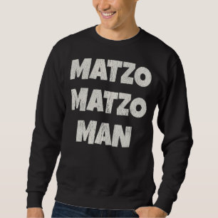 Moletom Matzo Matzo Man Vintage Passover Judeu Matzah Sed
