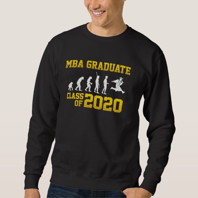 Moletom MBA Student 2020 Progress Business Degree Graduati (Frente)