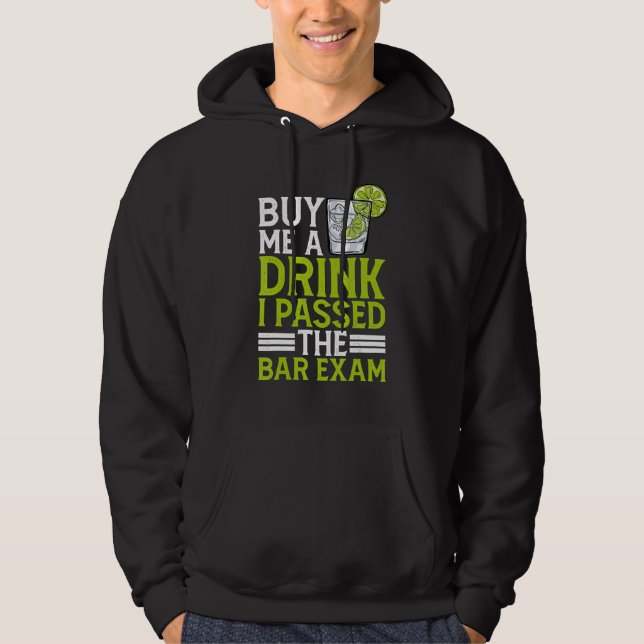 Moletom Me Compre Uma Bebida, Eu Passei No Exame Da Ordem  (Frente)