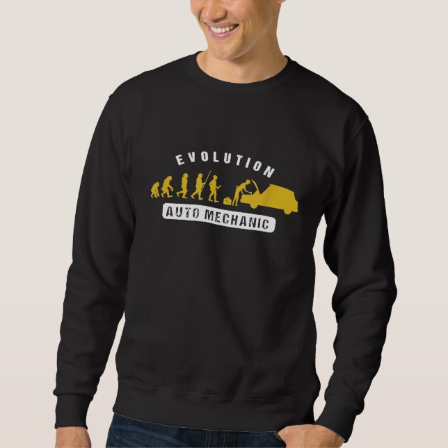 Moletom Mecânica Mecânica Automática De Carros De Reparo (Frente)