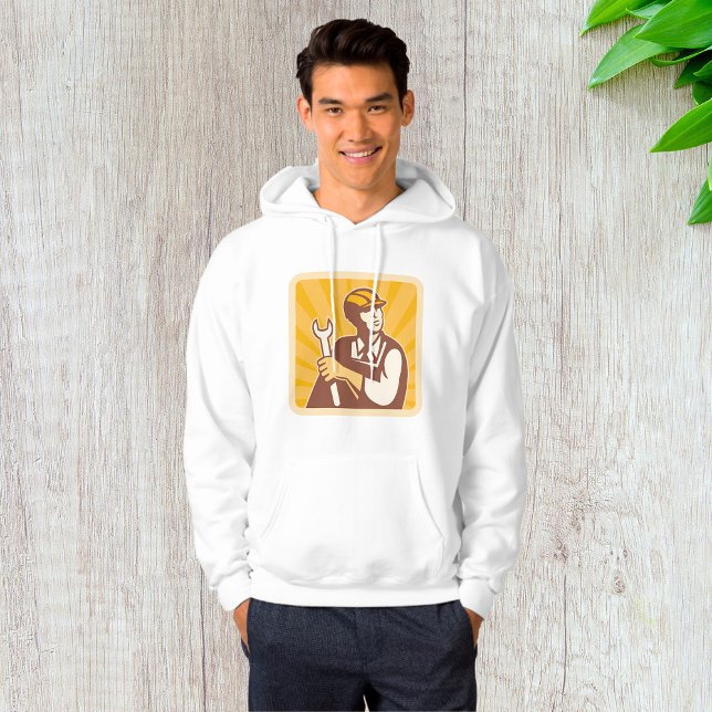 Moletom Mecânico Retro Com Chave De Fenda (Criador carregado)