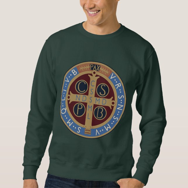 Moletom Medalha de São Bento (Frente)