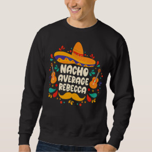 Moletom Média Rebecca Cinco De Mayo Birthday Fiest