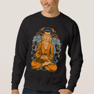 Moletom Meditação Espiritual de Yoga Budista Zen Elefante 