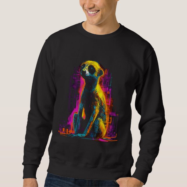 Moletom Meerkat Artwork - Animal Art Meerkat (Frente)