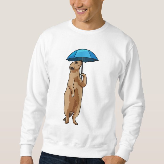 Moletom Meerkat com guarda-chuva (Frente)