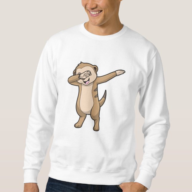 Moletom Meerkat como Hip Hop Dance Dab (Frente)