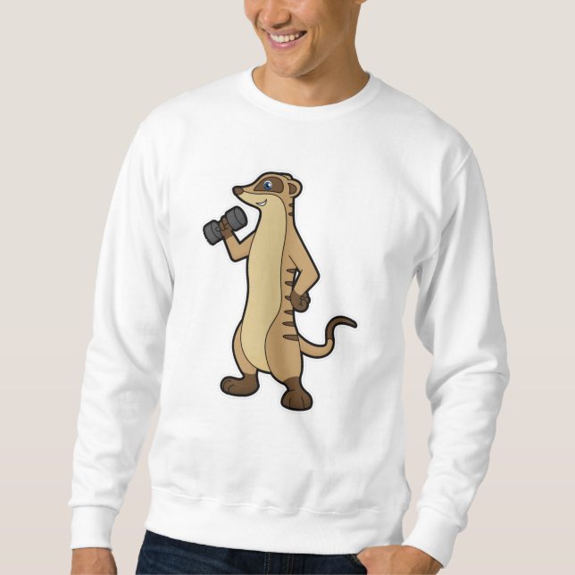 Moletom Meerkat em Fortaleza, com Dumbbell (Frente)