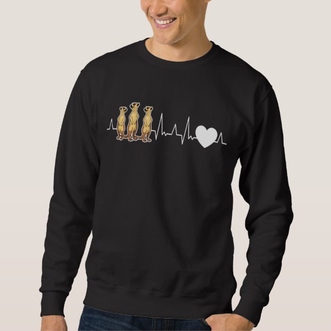 Moletom Meerkat Heartbeat (Frente)
