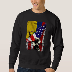 Moletom Meia Bandeira Americana Raízes Equatorianas Bandei