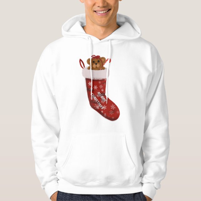Moletom Meia de Natal Urso Teddy (Frente)