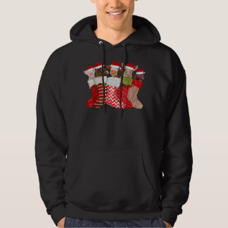 Moletom Meias de Natal Porcos de Cabra de Cabra