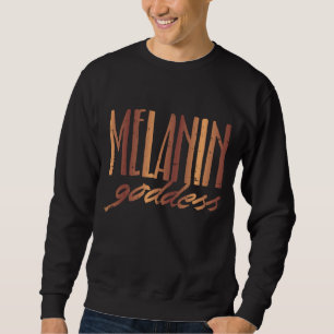 Moletom Melanin Deusa Rainha Negra-Americana
