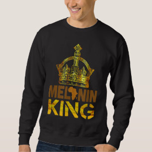 Moletom Melanin King for Men African Black History Month