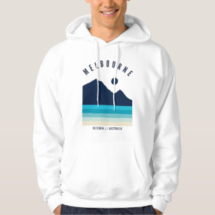 Moletom Melbourne Victoria Austrália Retro Vintage Praia