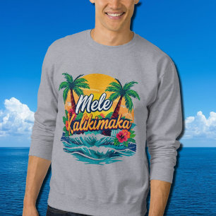 Moletom Mele Kalikimaka Natal tropical