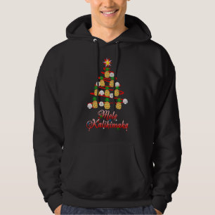 Moletom Mele Kalikimaka Seashell Pineapple Lights Christma