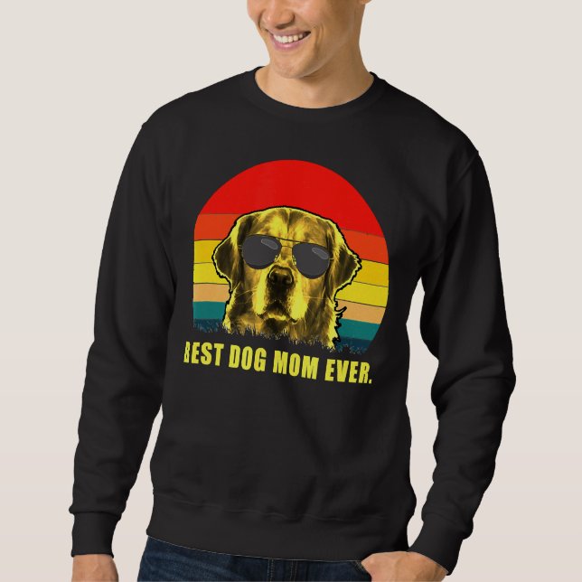 Moletom Melhor Cachorro Mãe De Ouro (Frente)