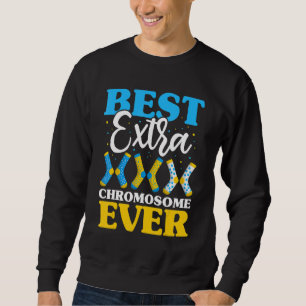Moletom Melhor Cromossoma Extra Alguma Vez Abaixo Síndrome